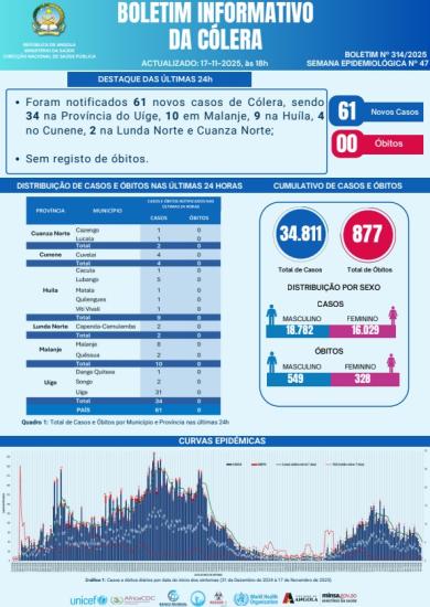 Boletim de Colera 2025 Nº 314